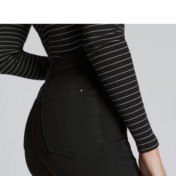 NEW EVERLANE The Way-High Skinny Jean in Black Size 28 - Picture 4 of 9